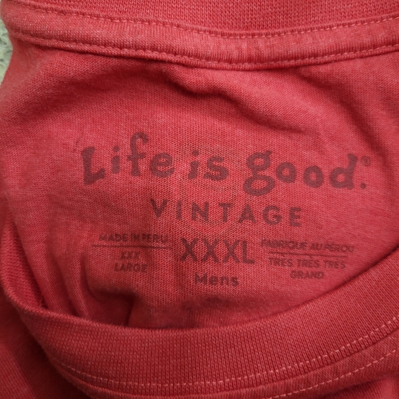 Mens NWT Life is Good Long Sleeve Tee size 3X - Picture 3 of 3